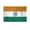 India 4x6 ft Flag, variant on AGAS India Stick Flag 4x6 inch mounted onto 11 inch Plastic Pole - Printed Single Sided on Polyester - Stitched Edges - Mini Indian Flag Ind Flag Indian Tricolour Tiranga.