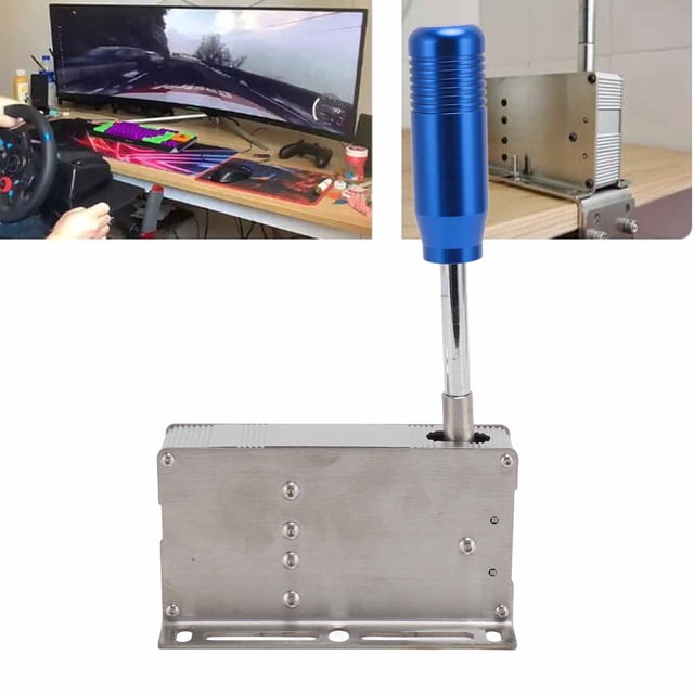 USB Sequential Shifter, Sequential Gear Shifter, PC Sim Racing Game Shifter for 11 10 7 XP for G25 G27 for PXN for T500 Racing Wheel