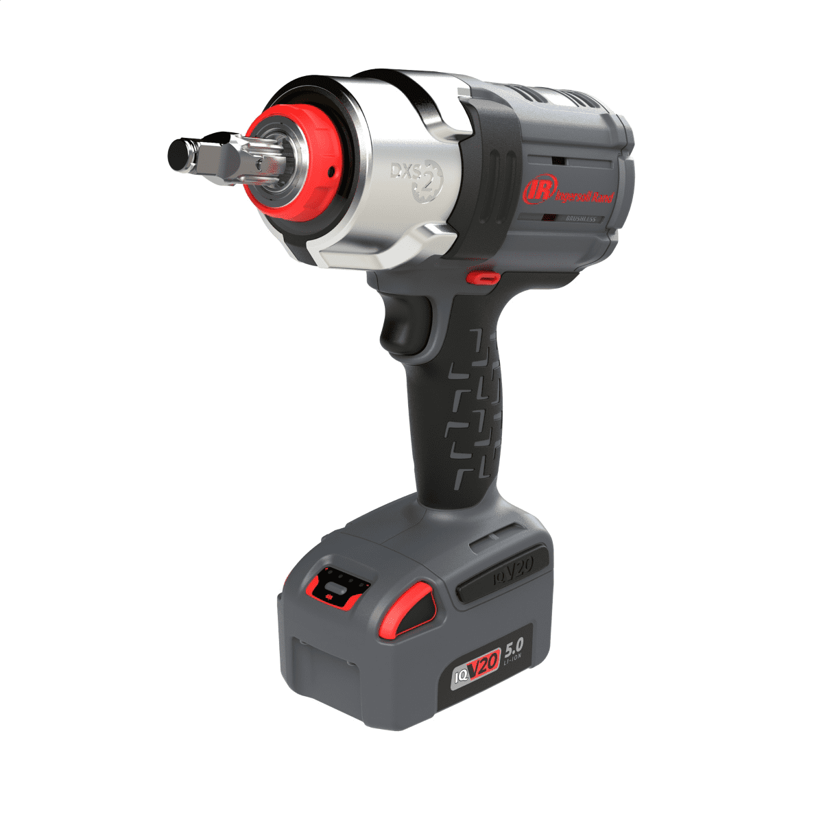 Ingersoll Rand 20V Cordless Combo Tool Kit, D3411 1/4 Inch Screwdriver, D5241 1/2 Inch Hammer Drill, W7153 DXS Impact