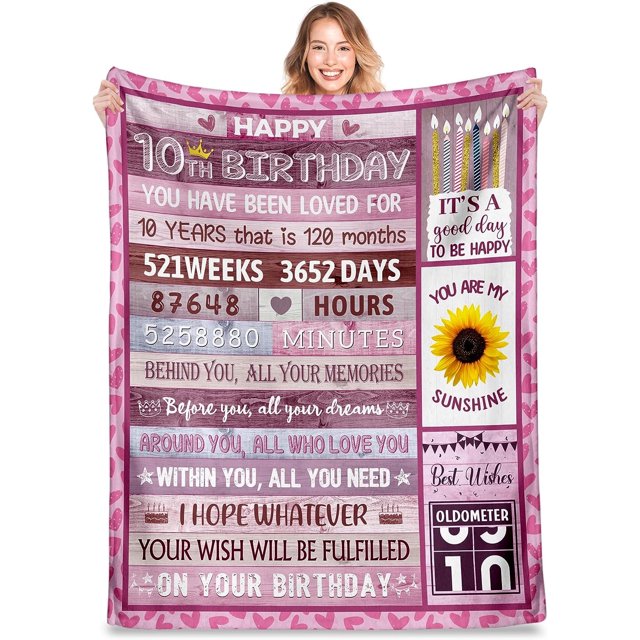 LHSHID 21st Birthday Gifts Blanket Flannel Soft and Comfortable Anti static Bed Sofa Blanket 50x60in