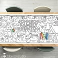 thumbnail image 2 of Family Reunion Coloring Tablecloth Decorations Kids, 2 of 4