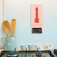 thumbnail image 2 of Plastic Bag Dispenser, Premium Plastic Sturdy Easy Installing Trash Bag Organizer, Wall-Mounted Durable For Washroom Home Kitchen Pink, 2 of 8