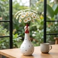 thumbnail image 3 of Long Neck Colorful Chicken Statue, Big Eye Cartoon Resin Rooster Vase, Funny Outdoor -Shaped Vase for Lawn, Yard, Office, Home Decor, 3 of 8