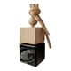 thumbnail image 1 of Ambientador colgante para coche, difusor de perfume, frasco, contenedor de fragancia aromática Negro, 1 of 6