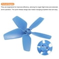thumbnail image 4 of Unique Bargains 8 Pcs Low Noise Propellers 2.8 Inch Gray & Blue Drone Blades Propeller Replacement, 4 of 4