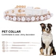 thumbnail image 2 of Bling Pearls Pet Collars Glitter Pendant Dog Collars Adjustable Crystal Cat Collar Pet Necklace for Small Pet Cat Dogs Puppy, 2 of 8