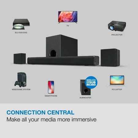 iLive - 4.1 Home Theater System with Bluetooth - Black