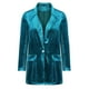 thumbnail image 5 of Pntutb moda mujer botón invierno Turndown Collar sólido manga larga prendas de vestir exteriores Pntutb Pntutb-3612, 5 of 7