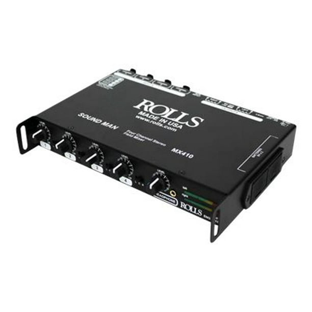 Rolls MX410 Analog mixer 4channel rackmountable