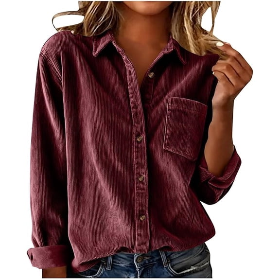 Women's gauze tops Business Casual Tops For Women Long Sleeve Button Down v Neck Pleated Cotton Linen Shirts Spring Summer Blouses beach vacation Blouses
