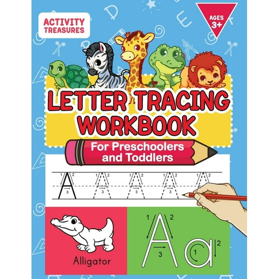 Letter Tracing Workbook For Preschoolers And Toddlers: A Fun ABC Practice Workbook To Learn The Alphabet For Preschooler, (Paperback)