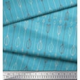 thumbnail image 2 of Soimoi Blue Heavy Satin Fabric Arrows Arrow Decor Fabric Printed Yard 54 Inch Wide, 2 of 3