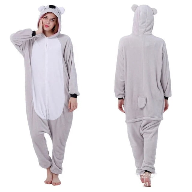 Pijamas de una pieza unisex para adultos, disfraz de tigre, oso, gato, animal, disfraz de Halloween, Navidad, ropa de dormir, monos de rana y Panda