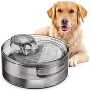 NPET DF10 Dog Water Fountain, 1.3Gallon/5L Large Automatic Pet Water Dispenser for Cat, Dogs, Multiple Pets