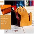thumbnail image 3 of Milisten Distributeur de Ruban en Forme de Chat Adorable Coupe-Ruban Style Rétro Distributeur de Ruban en Bois, 3 of 6