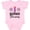 AD-Pink, variant on Inktastic Science Princess Girls Scientist Girls Baby Bodysuit