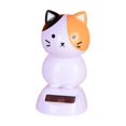 thumbnail image 2 of Cat Figurines Solar Powered Dancing Solar Shaking Head Kitten Toy Dashboard Ornament for Car Vehicle Home Office Window Decoration, 2 of 7