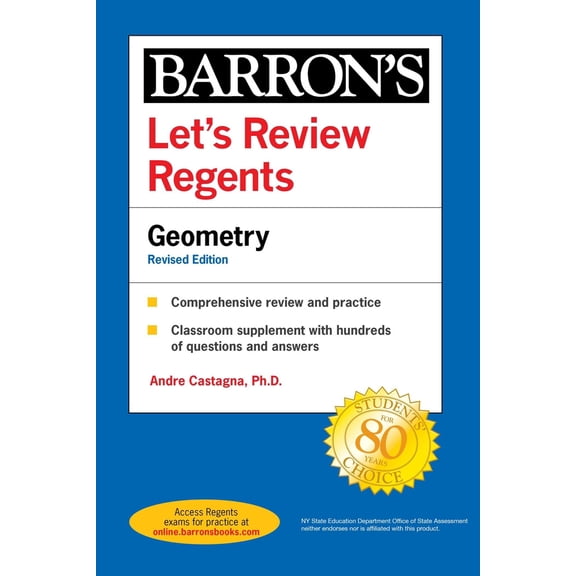 Pre-Owned Let's Review Regents: Geometry Revised Edition (Paperback) 1506266290 9781506266299