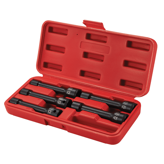 Sunex Tools 2625 1/2 Inch Drive Head 5 Piece 12 Pt. Bolt Impact Socket Set
