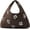 Brown, variant on Floral Denim Handbag for Women, Sequin Beaded Triangle Shoulder Tote Bag Party Clutch Purse