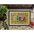 thumbnail image 3 of Carolines Treasures 8074-JMAT Kissing Fish Doormat 24x36 36"L x 24"W multicolor, 3 of 4