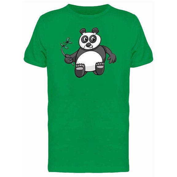Cool Happy Panda Cartoon Tee Men's -Image by Shutterstock