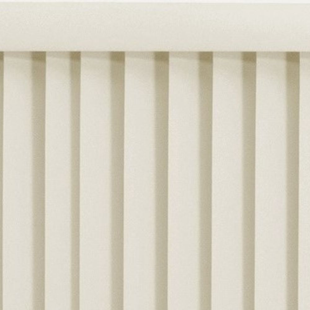 Vertical Hard Window Patio Blinds - Alabaster, 84" L x 78" W Plain & 3-1/2-Inch Vane - Easy Installation for All Patio Doors, Hardware Included - Aluminum Track for Durability, Anti-Static Slats