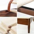 thumbnail image 6 of Zinus Linda 41" Mid Century Wood Platform Bed Frame, Twin, 6 of 11