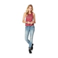 thumbnail image 3 of Aeropostale - Camiseta sin mangas transparente para mujer, color rojo, extragrande, 3 of 3