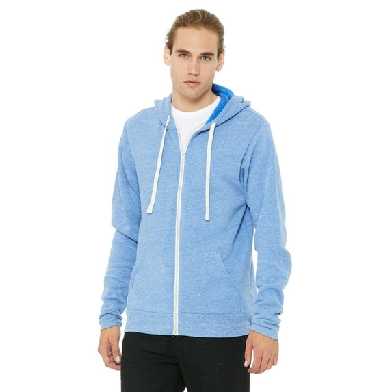 Bella + Canvas Unisex Triblend Sponge Fleece Full-Zip Hoodie - 3909