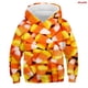 thumbnail image 3 of Sudaderas con capucha para niños y niñas con estampado 3D de comida divertida, macarrones de caramelo, sudaderas con capucha para niños, ropa para adolescentes, jerseys de Nutella para niños 2021, 3 of 5