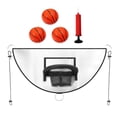 thumbnail image 1 of koolsoo Panier de Basketball pour Trampoline But Jeu Robuste pour Dunking Support de Basketball Blanc, 1 of 8
