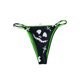 thumbnail image 5 of VISgogo Bikini para Mujer Conjunto de 2 Piezas, Sujetador con Cuello en V con Estampado de Sonrisa/Calavera de Dibujos Animados + Traje de baño con Tanga de Cintura Baja para el Verano VISgogo moda, 5 of 7