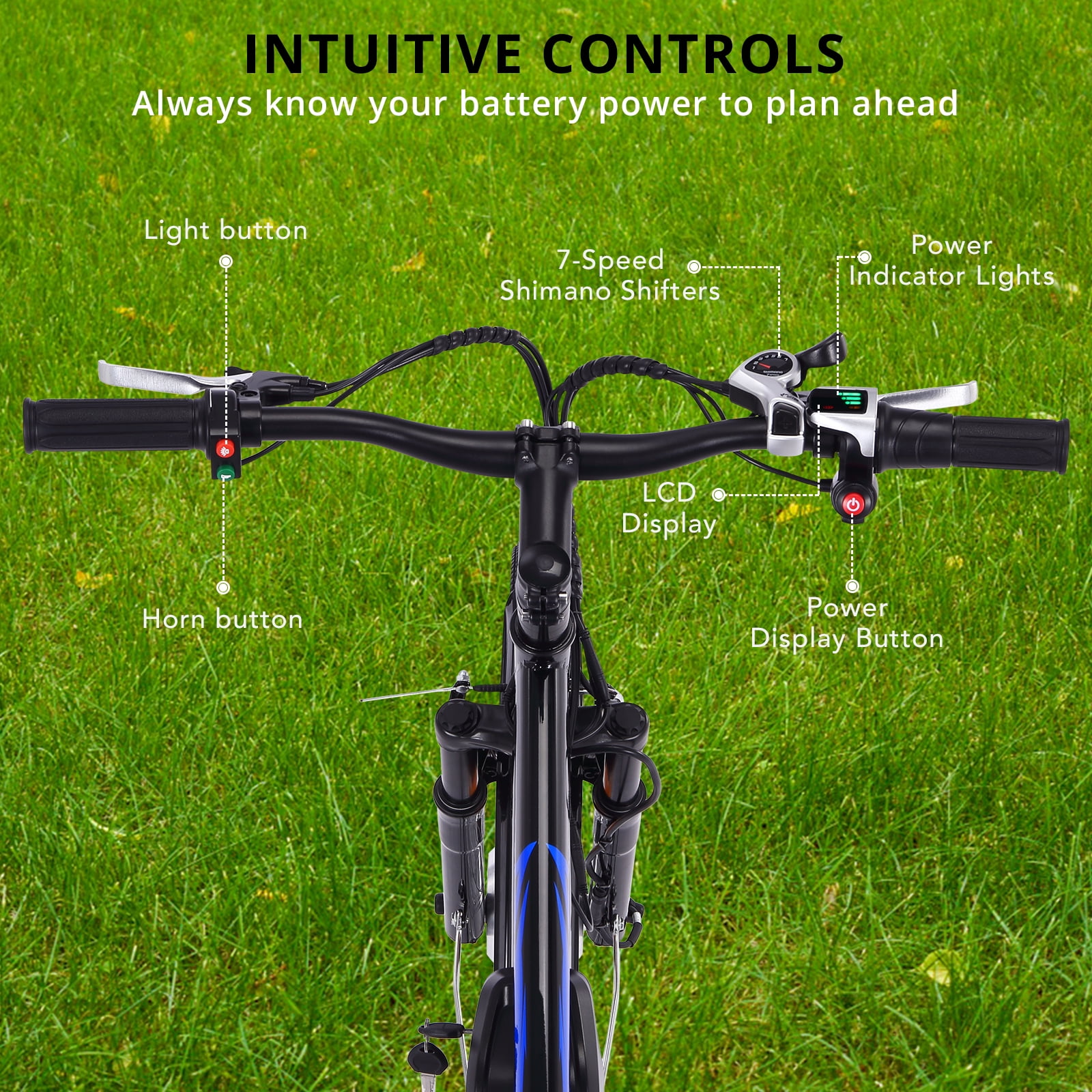 Electric Trike, Ebike Trike with Basket, 350W Brushless Motor, LCD Display, 36V Removable Battery, 3 Wheel Electric Bicycle for Men Women Senior, Adults Tricycle 24"/26"
