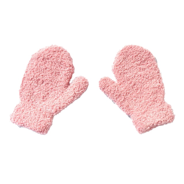 Minnieouse 1 par de manoplas para niños, accesorio de ropa, calentador de manos de Color sólido, manopla cómoda para niños pequeños para Type3 NO3