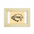 thumbnail image 1 of Soufflet de Rugissement Cadre Photo de Bureau Décoration Peinture d'Art 5x7 Pouces, 1 of 3