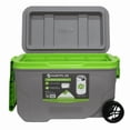 thumbnail image 2 of Hielera Hartplas Everest Adventure 52Qt con Ruedas | 80 Latas, 5 Días de Hielo, Color Gris/Verde, 2 of 5