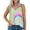 Yellow, variant on Tank Tops for Women Camisole Printed Dye Floral Tie Loose Casuals Sleeveless Blouse Undershirt