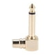 thumbnail image 5 of 4-PACK RCA Jack Hembra Una 1/4 Pulgada Mono Macho Adaptador de Audio de ángulo Recto, Dorado, 5 of 9