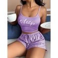 thumbnail image 5 of Pijama de verano para mujer, de dos piezas, sexy, camisola, chaleco, pantalones cortos, ropa para el hogar, pijama, 5 of 5