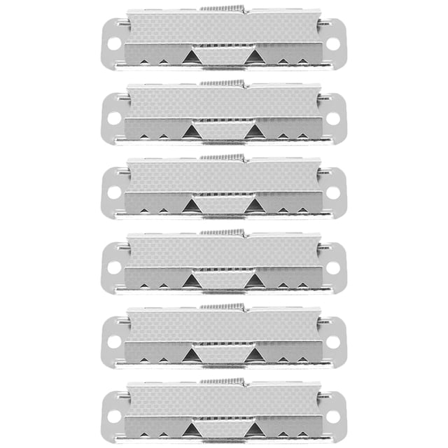 SHISUYAN 6Pcs Metal Bill Clips Office Document Clips Menu Replaceable Clips Clipboard Mount Clips