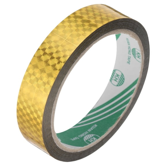 Gold Metalized Tape 1 Inch x 55 Yards Decor Tape for DIY