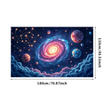 thumbnail image 3 of LUUFILx Space Galaxy Astronaut Backdrop Banner for Outer Space Party Decorations and Sci Fi Theme Background Photography Props Kids Birthday Celebration, 3 of 7