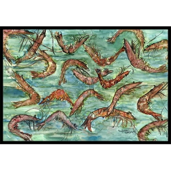 Catch of Shrimp Doormat 18x27