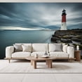 thumbnail image 2 of Wallpaper Barnegat Lighthouse Dawn Peel and Stick Wall Murals 69"H x 96"W Removable PVC Wall Paper Self-Adhesive Wall Paintings Art Decor for Bedroom Living Room, 2 of 7