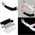thumbnail image 2 of Soft Cotton Long Fingerless Gloves Stretchy Arm Sleeves for Women Everyday Wear with Sun Protections and Various Activity, 2 of 9