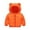Orange, variant on EQWLJWE Fashion Kids Coat Boys Girls Thick Coat Padded Winter Jacket Clothes Down Jacket Girls' Outerwear Holiday Clearance
