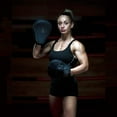 thumbnail image 6 of Kruzak Matte Black Boxing Gloves and Focus Mitts Set for Kickboxing and Muay Thai MMA Training - Fitness Kit with Punching Pads for Martial Arts and Karate, 6 of 8