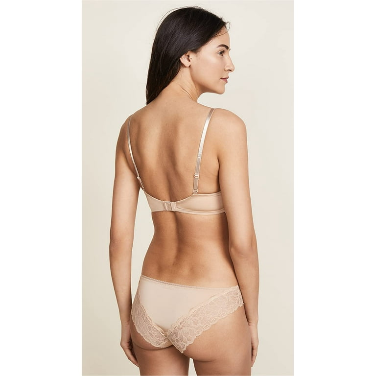 Calvin Klein Women's Seductive Comfort Unlined Lace Bra 44D Bare