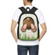 thumbnail image 4 of Disketp Brown Bunny Mochila Minimalista de Gran Capacidad, Mochila de Viaje para Escuela, Trabajo o Uso Diario, 4 of 6